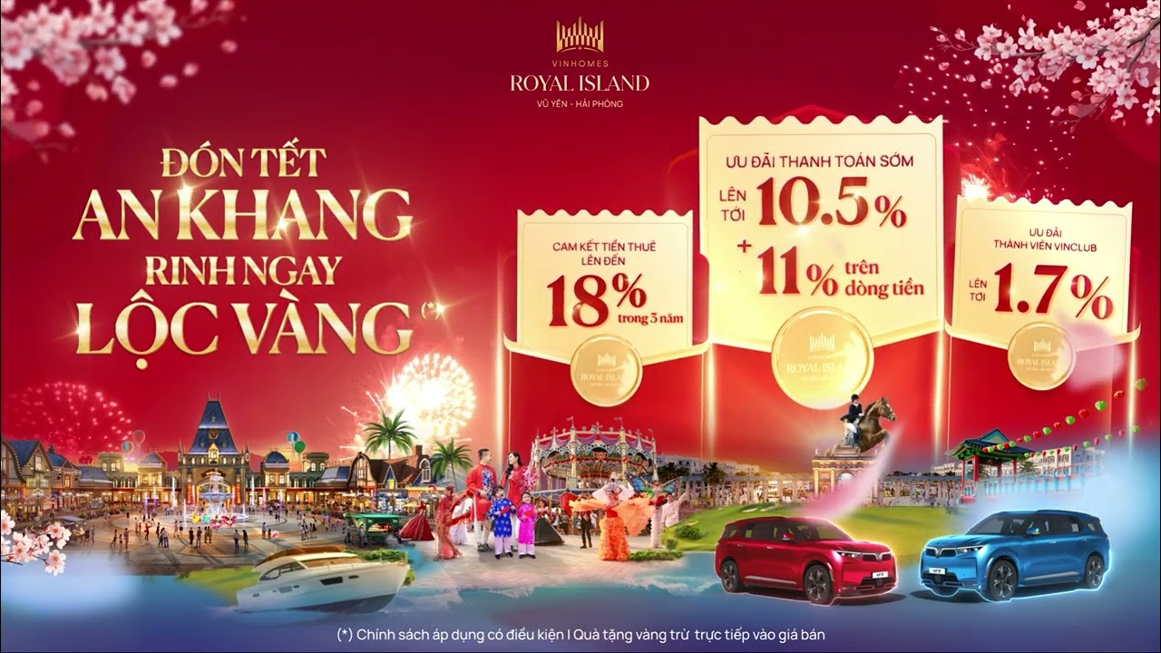 Vinhomes TV | VINHOMES ROYAL ISLAND - ĐÓN TẾT AN KHANG, RINH NGAY LỘC VÀNG